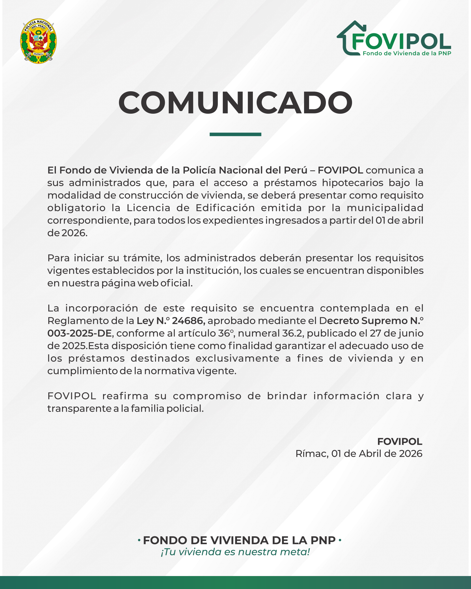 Comunicado 1