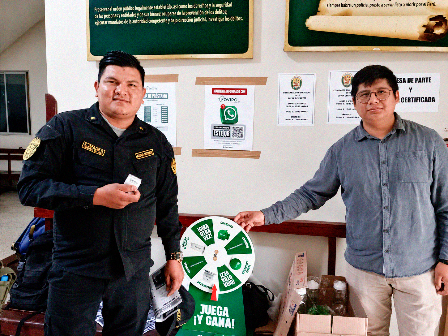 "FOVIPOL Cerca de Ti": la institución recorre la ciudad de Pucallpa para acercar sus servicios a la familia policial
