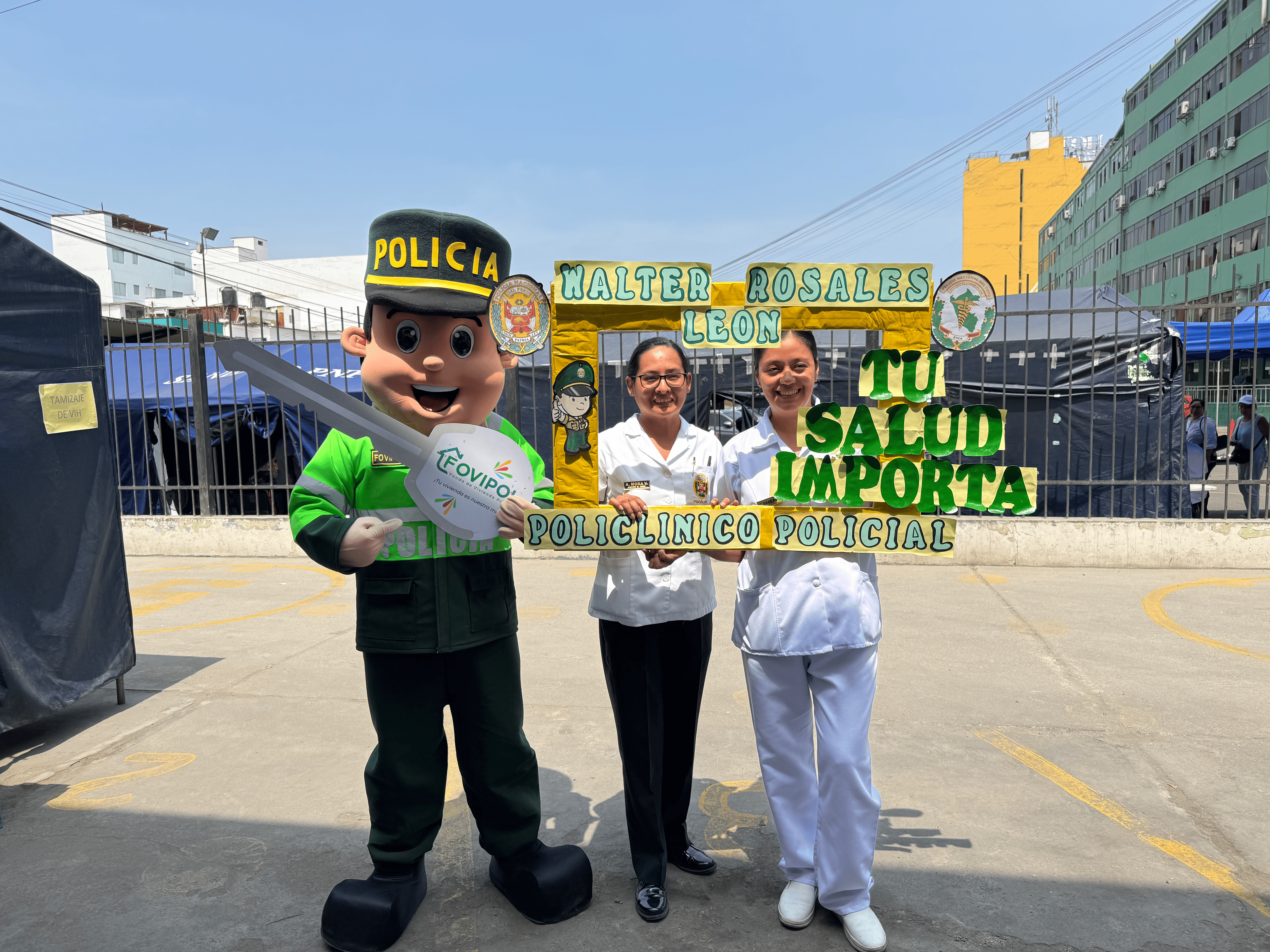 FOVIPOL participó en feria informativa dirigida al personal policial en el Policlínico PNP “Walter Rosales León”