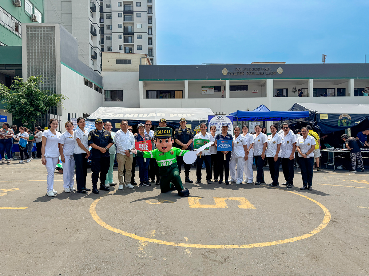 FOVIPOL participó en feria informativa dirigida al personal policial en el Policlínico PNP “Walter Rosales León”