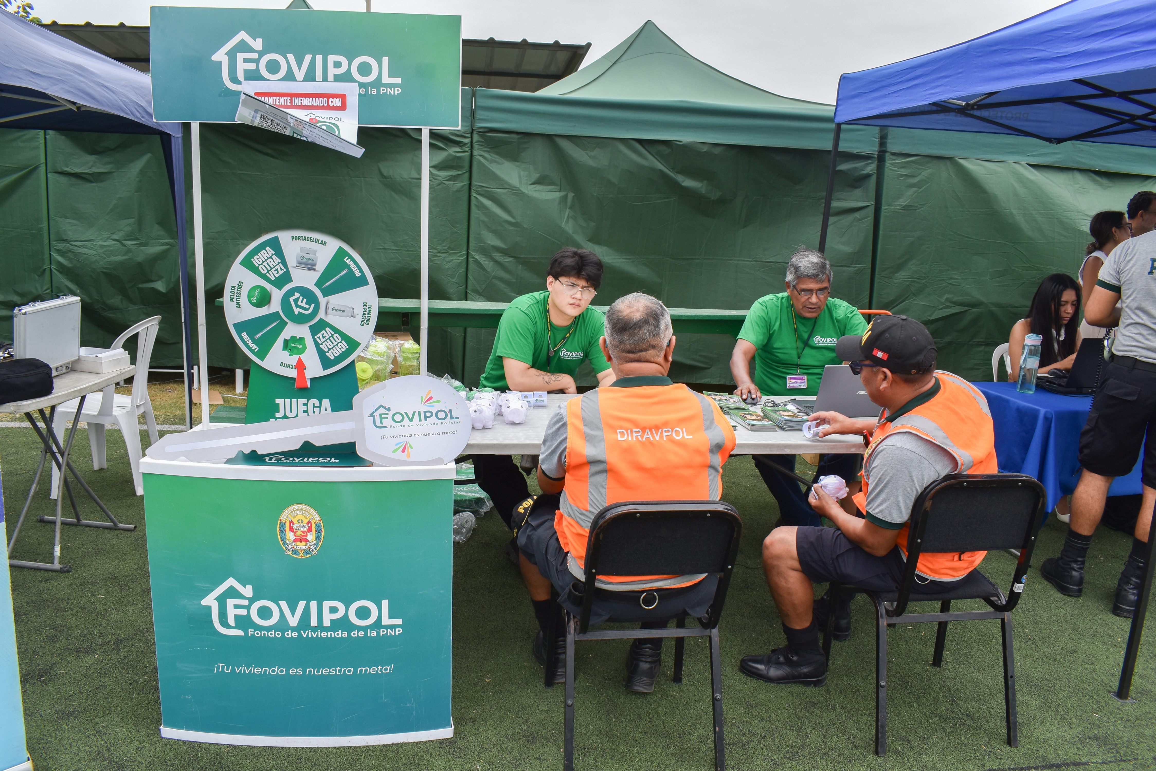 FOVIPOL brindó orientación a administrados en jornada informativa realizada en DIRAVPOL PNP