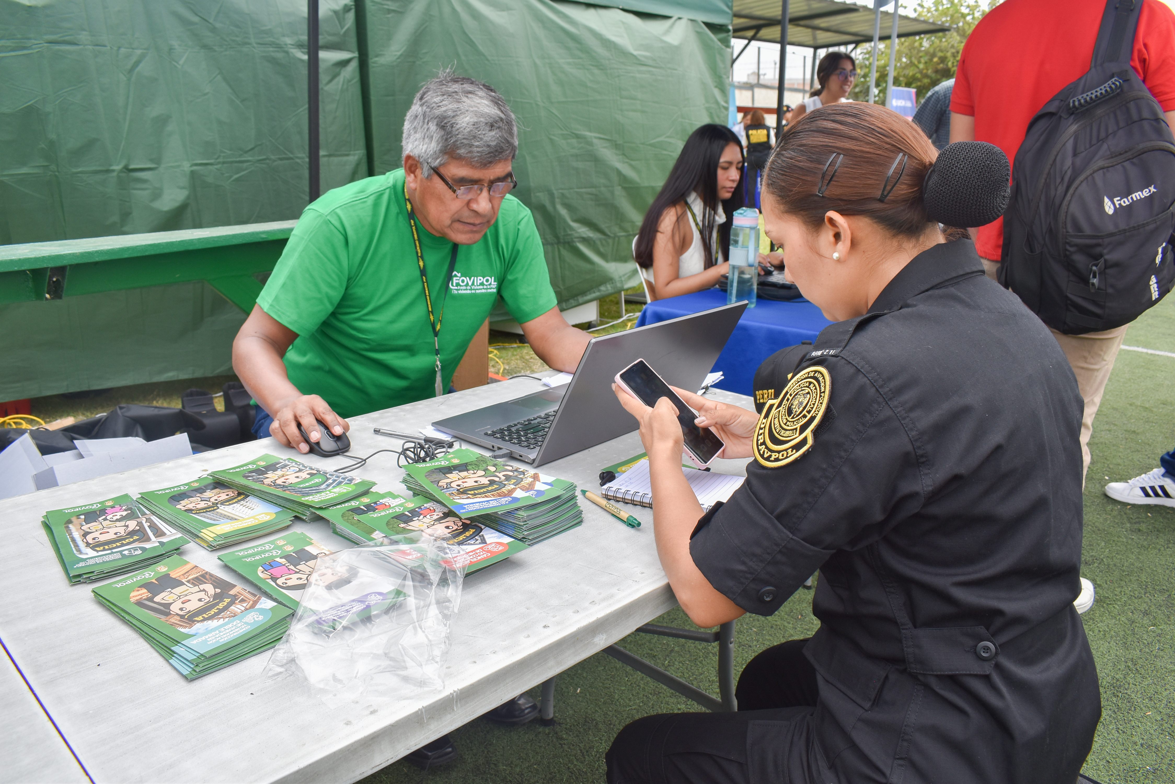 FOVIPOL brindó orientación a administrados en jornada informativa realizada en DIRAVPOL PNP
