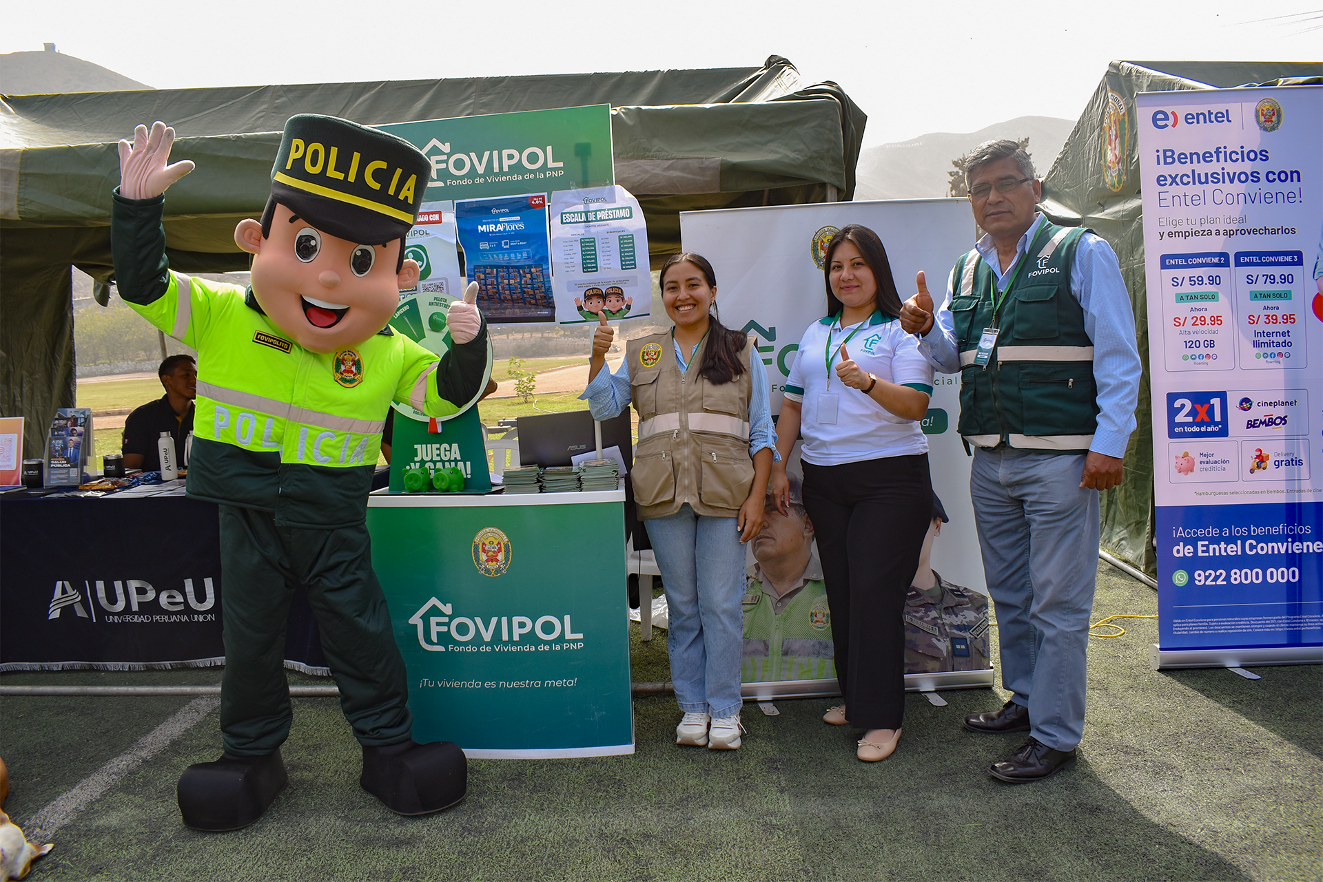 Feria FOVIPOL “Cerca de Ti” brindó orientación y atención a más de 150 efectivos policiales en actividad y retiro