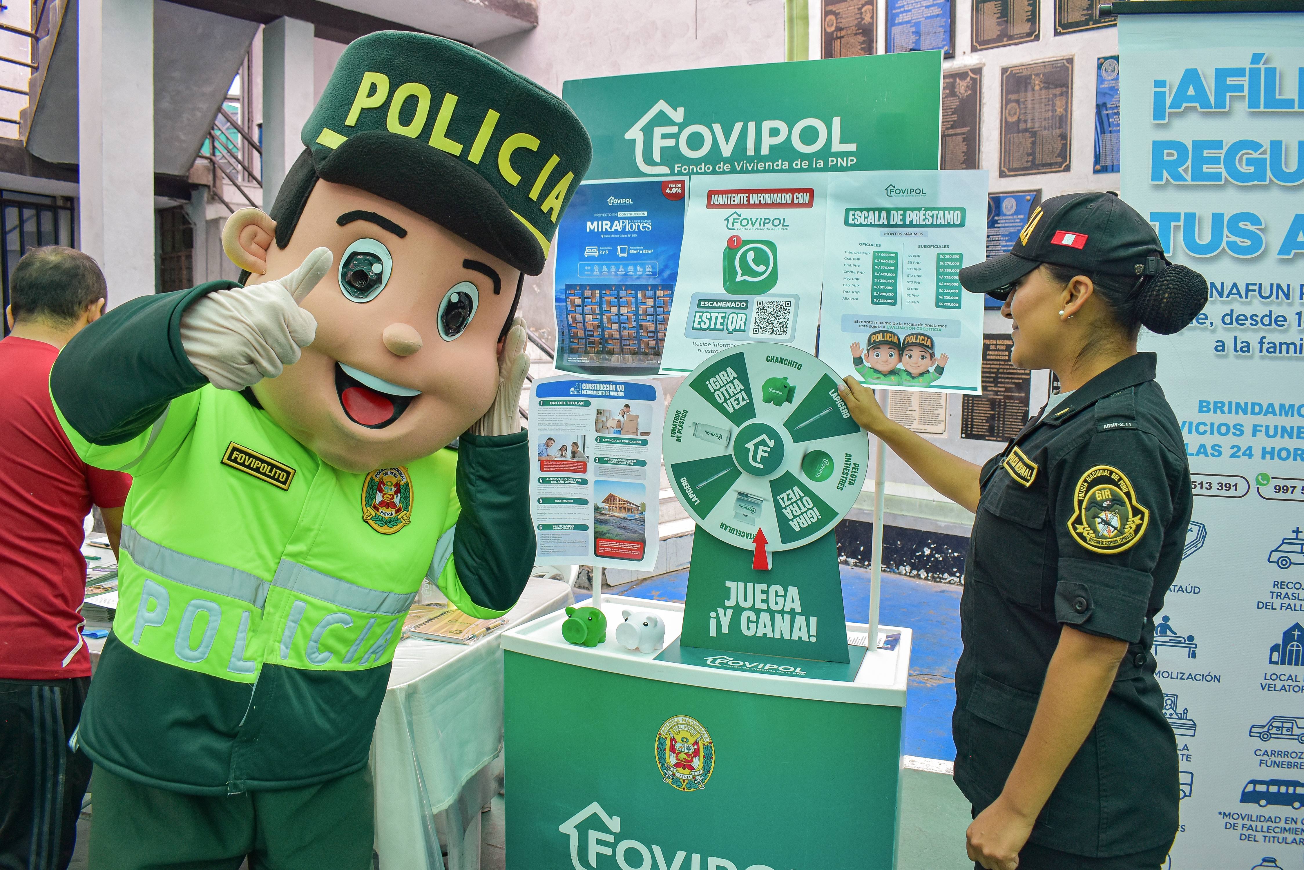 FOVIPOL fortalece su cercanía con la familia policial atendiendo a más de 200 efectivos en Lima