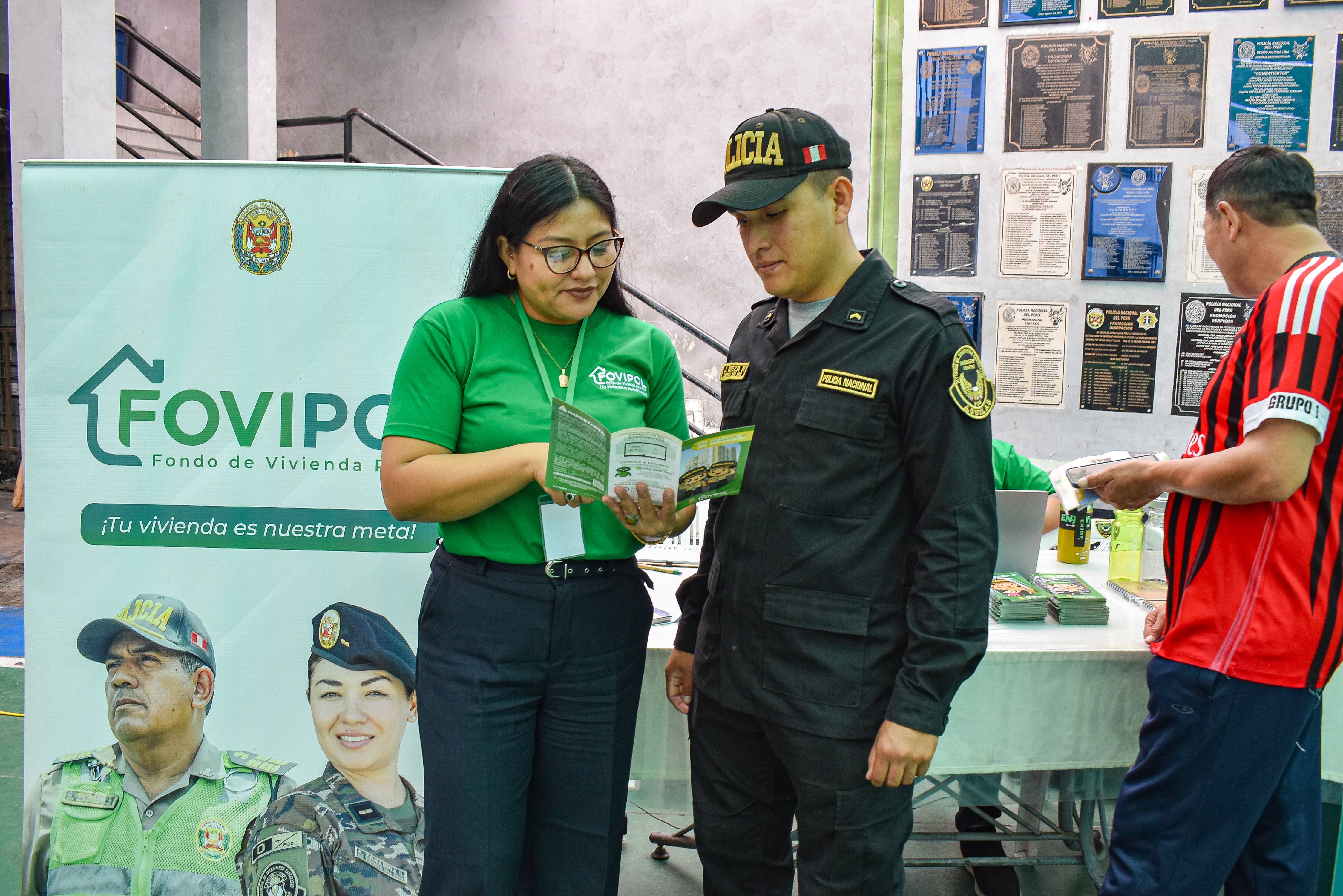 FOVIPOL fortalece su cercanía con la familia policial atendiendo a más de 200 efectivos en Lima