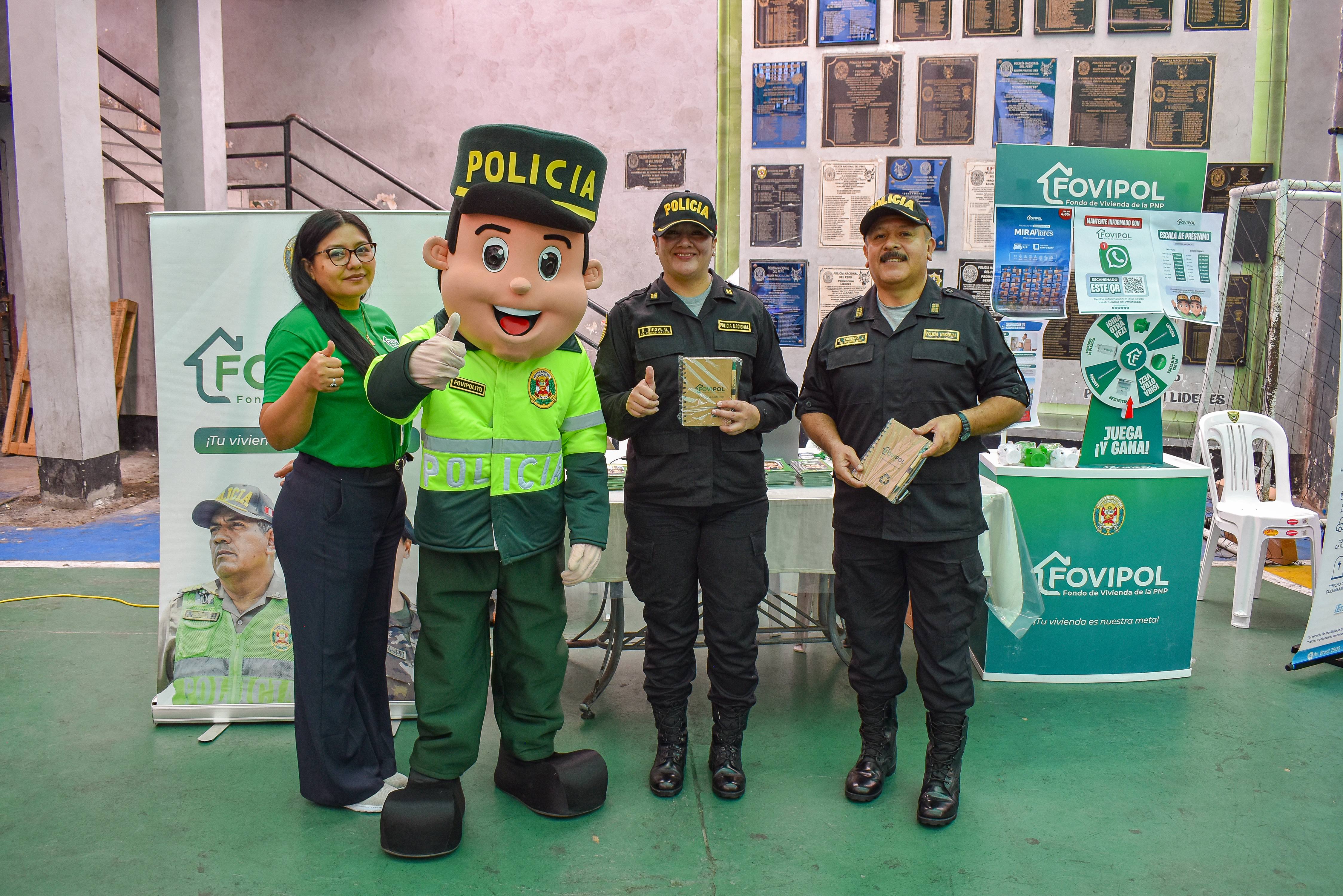 FOVIPOL fortalece su cercanía con la familia policial atendiendo a más de 200 efectivos en Lima