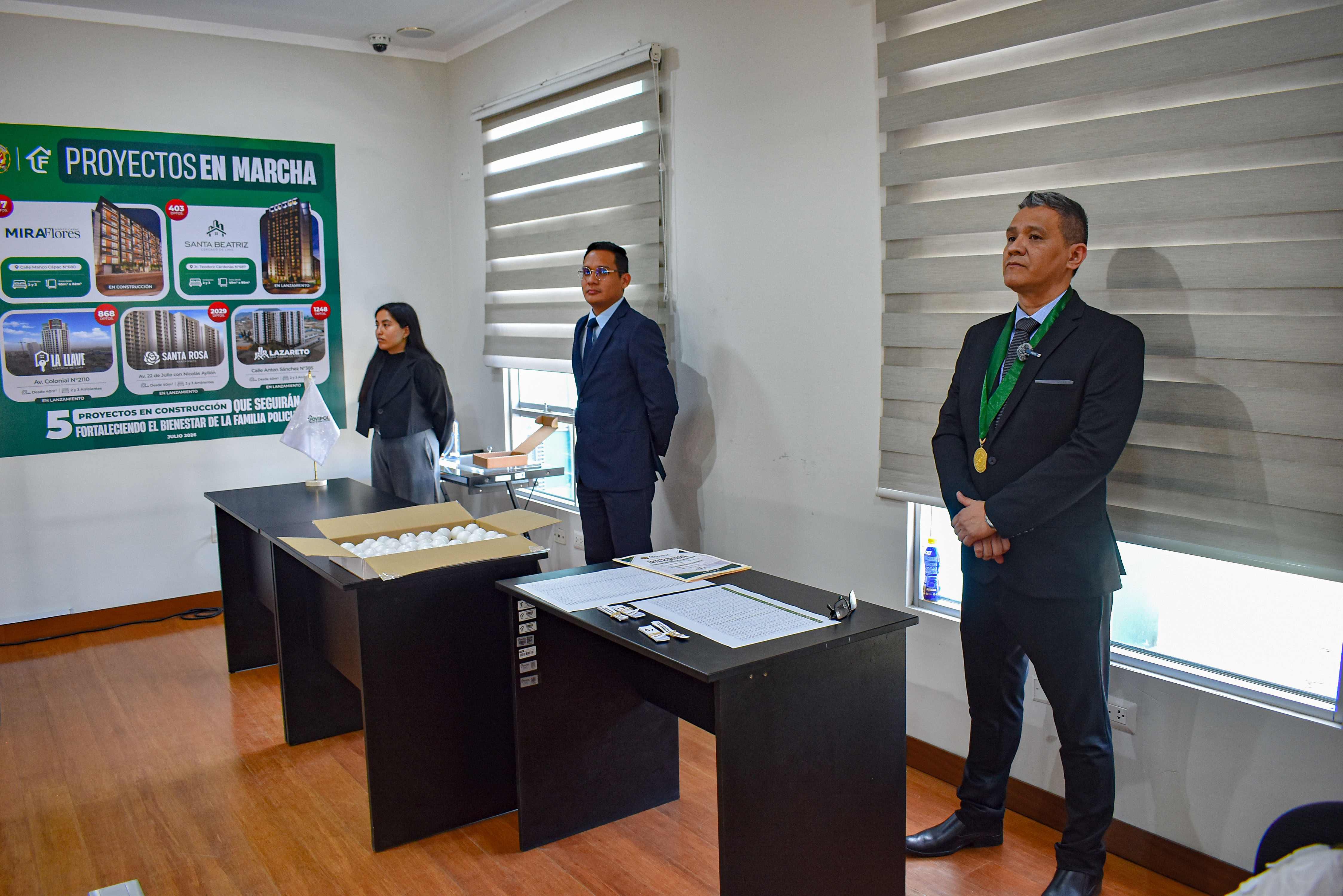 FOVIPOL realizó el sorteo de adjudicación del Proyecto Multifamiliar Carlos Stein de Lambayeque