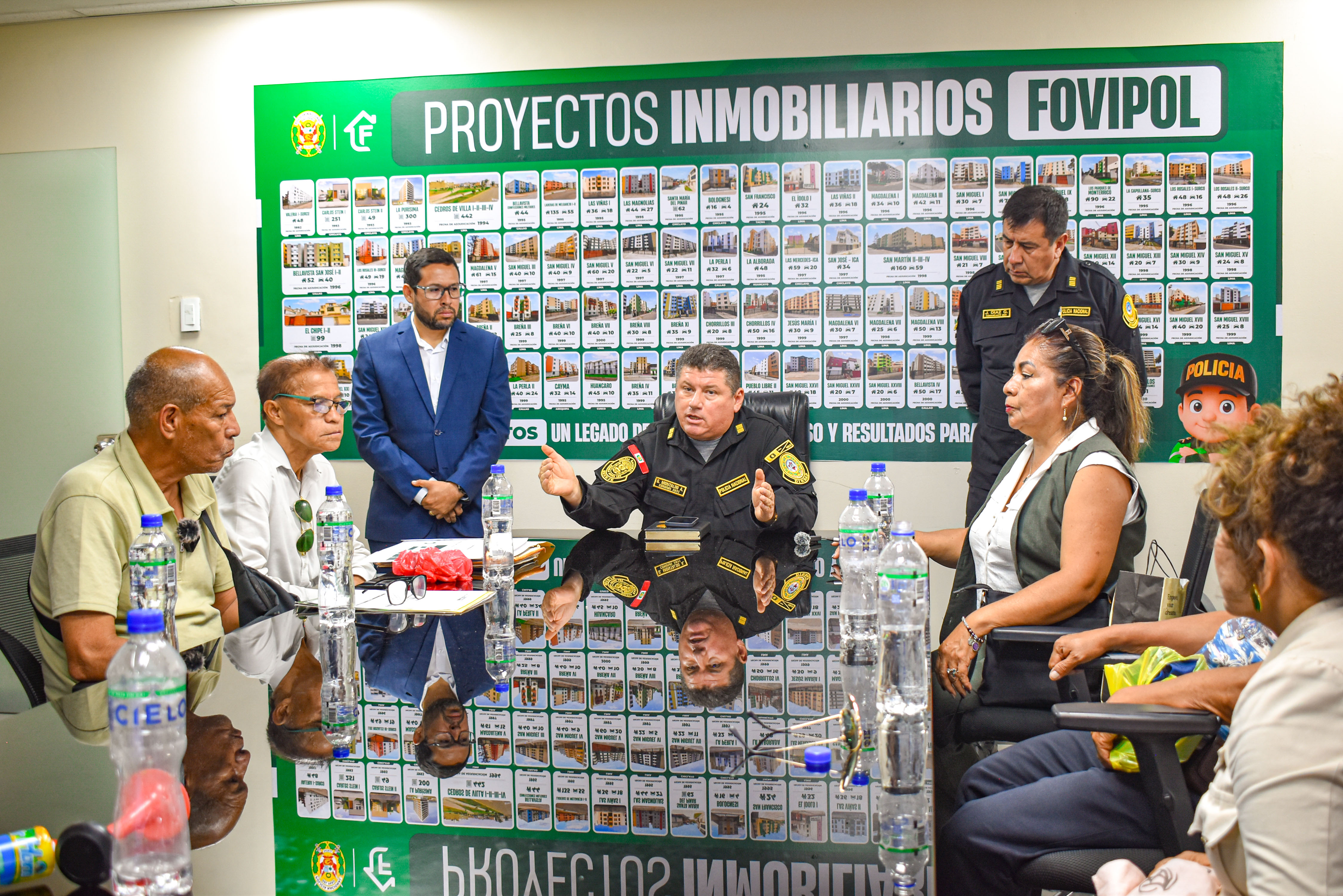 FOVIPOL impulsa mesa de trabajo con asociaciones de personal PNP en retiro para atender consultas sobre la devolución del 3%